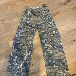 Revive denim Camouflage Cargo Pants